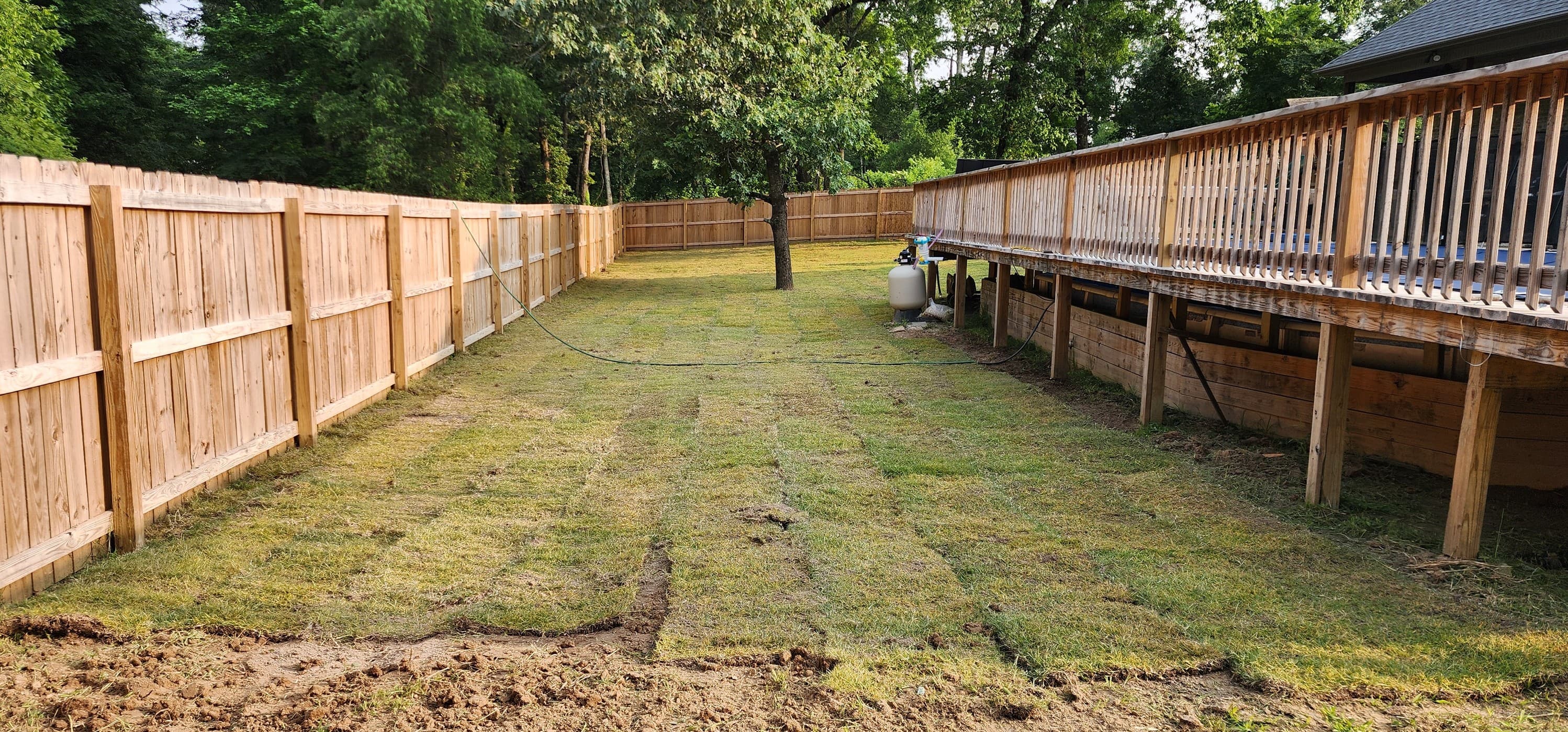 Fencing & Sod Installation